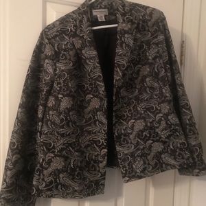 Nine West paisley blazer 16W